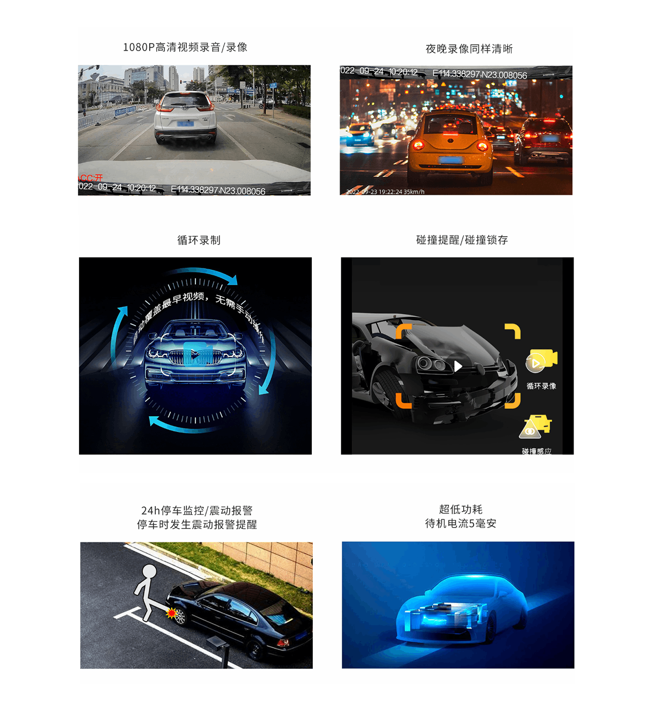 4G行车记录仪功能展示
